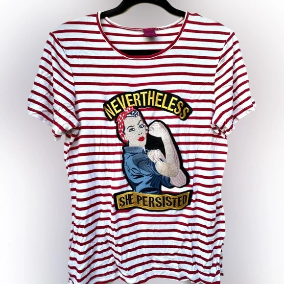 4/$25 💃 Nevertheless t shirt L - Picture 3 of 7